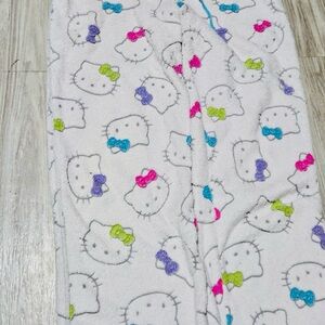 Hello Kitty Fleece like Lounge pants No string but has elastic waistband. M